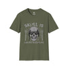 Skull Is Nature Sculpture | Military | Honor | Premium Softstyle T-Shirt | Twin Rebel Apparel